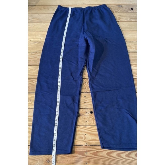 NEW Hanes Sweatpants Size Large Men’s Navy - Picture 6 of 9